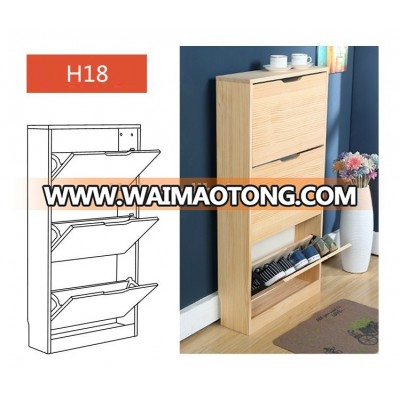 Wooden Material customized bedroom Shoe racks